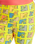 Freeze 24-7 Trendy Plus Size Printed Bike Shorts Size 2X